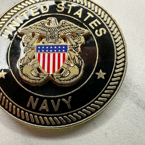 United Sates Navy USN Eagle Flag Keychain Keyring - Picture 5 of 11